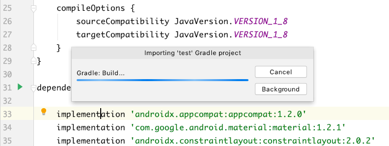 Android Studio Configure Gradle Wrapper